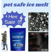 Concrete-Safe Ice Melt, Pet-Friendly Snow Salt for Driveways \u0026 Sidewalks, Effective to -15°F, 20 lb Bag of Fast-Acting Snow and Ice Removal